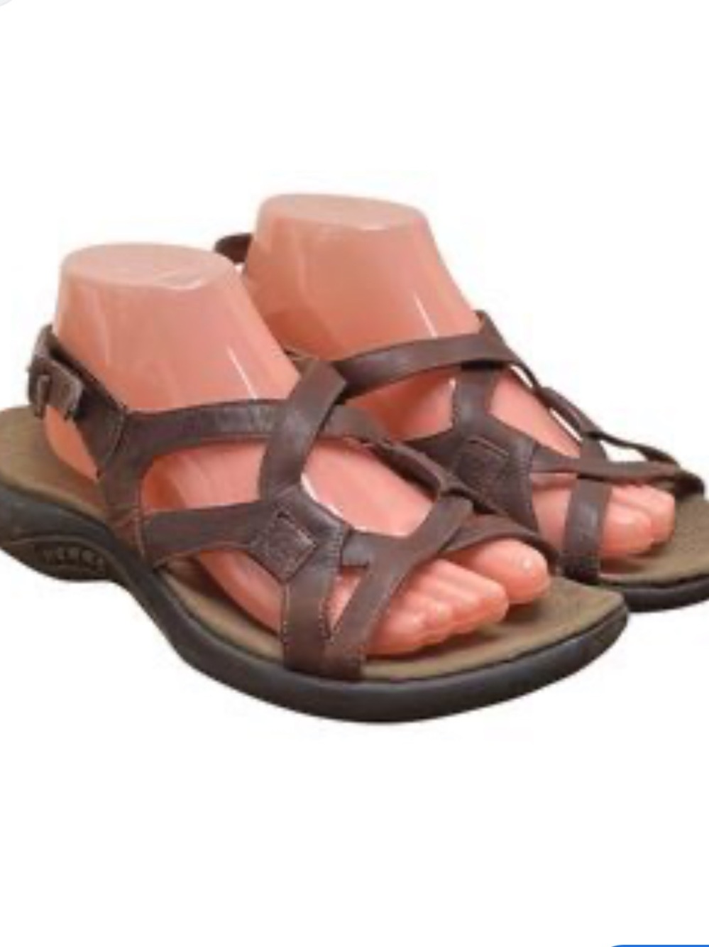 Merrell Agave Women’s Brown Leather Multi-Strap Sandals